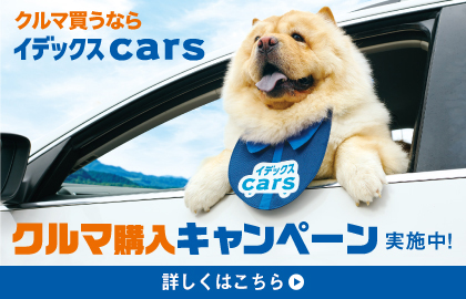 イデックスCars クルマ購入キャンペーン実施中